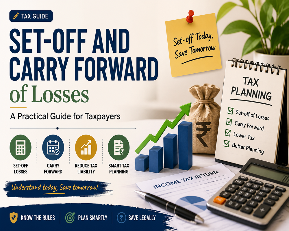 Set-off And Carry Forward Of Losses – Which Losses Can Be Carried Forward
